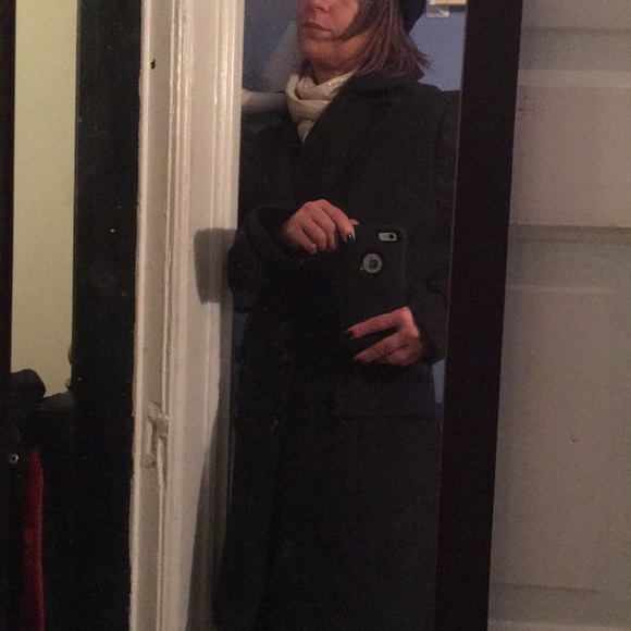 Very nice dark gray dressy peacoat. - Picture 8 of 8